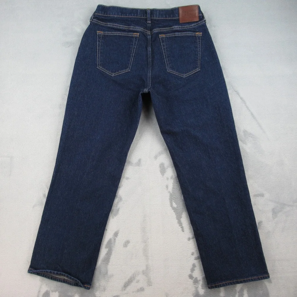 Abercrombie & Fitch Mens 31x30 Vintage Stretch Straight Leg Jeans Dark Wash